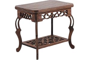 FRCOLOR Wooden Oriental Plant Stand Jade Base, Chinese Style Vase Display Pedestal for Indoor Bonsai