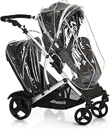 hauck Duett 2 Black Baby & Toddler Tandem Pushchair with Raincovers view 4