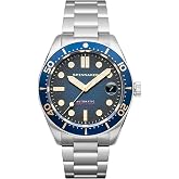 Spinnaker Croft Men's Automatic Dive Watch &ndash; Seiko NH35 Movement, 40mm Stainless Steel Case, Water Resistant 150m, Stainless Steel or Leather Strap, SP-510
