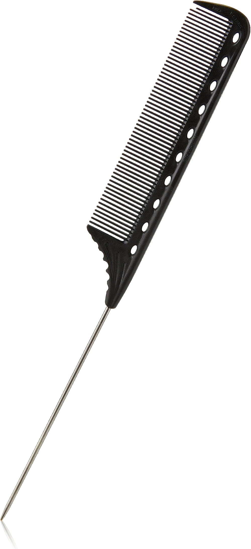 YS Park YS-102 Carbon Black Winding Tail Comb for Medium Hair