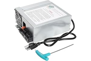 SUPLIFE PD9260C 60 Amp RV Power Converter, Compatible with PD9260C, PD9260CV and PD9200 Series, Intelligent Rv Converter/Charger for Lead Acid Battery,4 Stage Smart Charging, Intelligent Cooling Fan