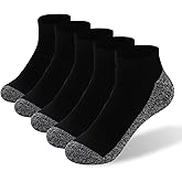 Kodal Copper Ankle Socks for Women Men Cushion Low Cut Socks with Moisture-Wicking Odor Control Breathable for Sweaty Feet