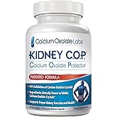 KIDNEY C.O.P. Calcium Oxalate Kidney Stone Support Supplement 120 Caps | Urologist Recommended, 99% Calcium Oxalate Inhibition, 5X Stronger Than Chanca Piedra, Patented Formula, 30-day supply