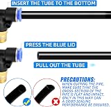 ERGAOBOY 10 Pcs 6mm Tube OD x 1/8 BSP Male Elbow Push to Connect Fittings PL6-01 view 3