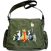 CHICGLOW Personalized Pattern Messenger Bag Cute Canvas Crossbody Bags Women/Men Shoulder Handbags Hobo Purses with Pockets