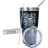 United States Coast Guard Travel Mug with Lid – Polar Camel 30 oz Insulated Tumbler for Men and Women, Perfect for Coffee Lovers, Great Coast Guard Gifts and Merchandise