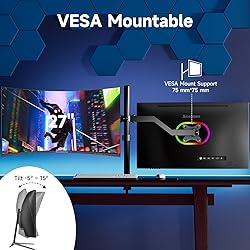 memzuoix 27-Inch Gaming Monitor, 144Hz, QHD