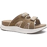 ONCAI Womens Orthotic Sandals Ladies Recovery Walking Slides Arch Support Plantar Fasciitis Comfort Orthopedic Soft Cushion Summer Adjustable Sandalias Size 6-12