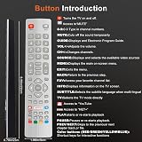 QINCINA Replacement Sharp Aquos Universal Remote with 2 Shortcuts view 2