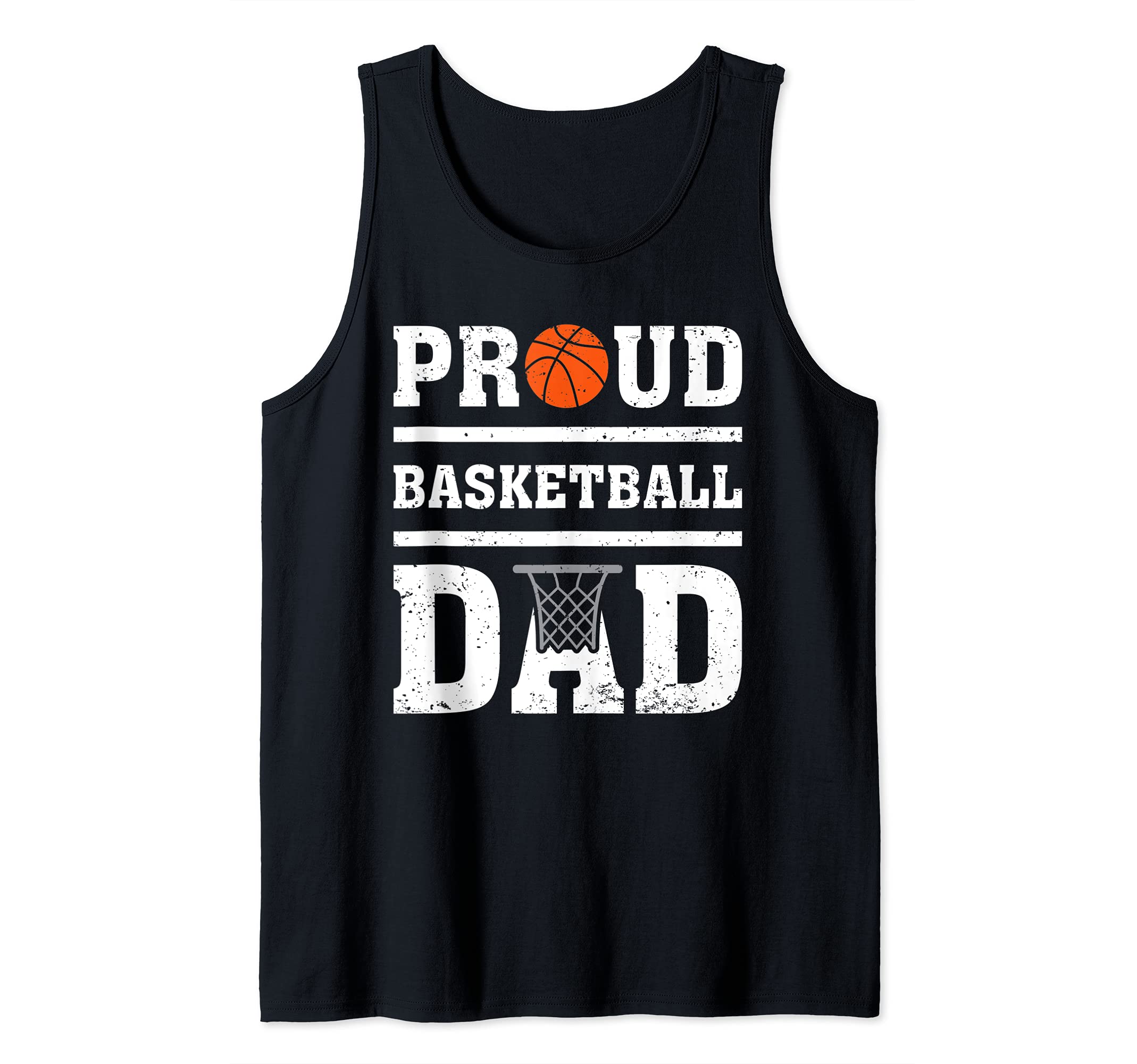Basketball Lover Proud Basketball Dad Father's Day Tank Top