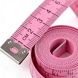 Wintape Soft Body Measuring Tape 150 cm Pink Retractable Double Sided 2 Pieces view 7