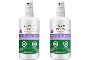 Care Plus Kids & Baby Deet Free, 20% Icaridin Insect Repellent, 100ml Pump Spray 2-Pack