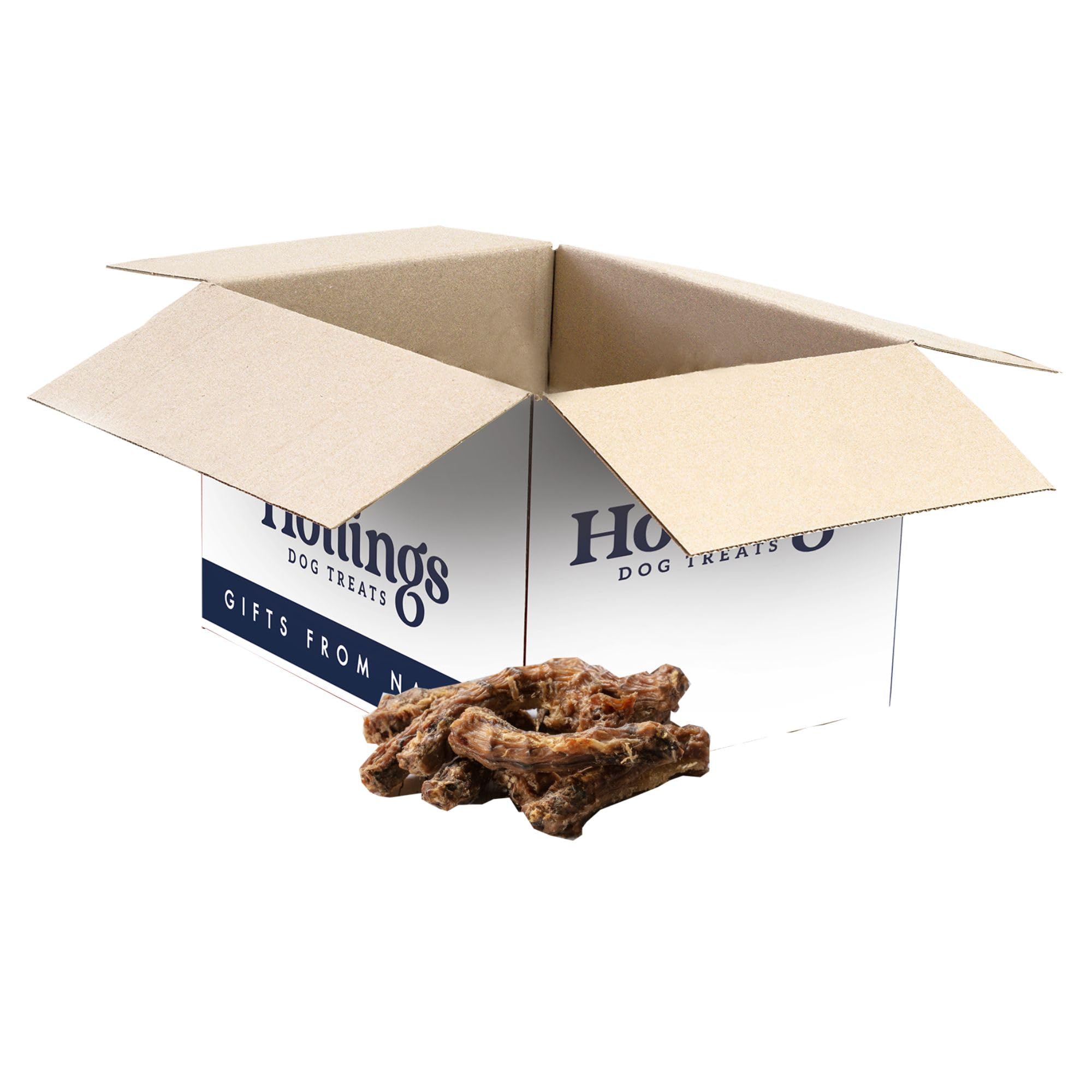 Hollings Chicken Necks Dog Treats, 100% Natural Air Dried Chew Treats for Adult Dogs, Grain Free and High in Protein (2kg) — image 1