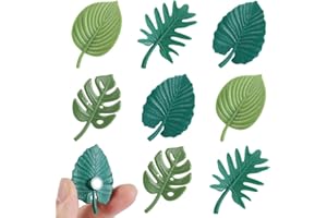 8pcs Fridge Magnets, Monstera Plant Fridge Magnets Cute Decorative Aesthetic Tropical Leaves Refrigerator Magnets for Fridge 