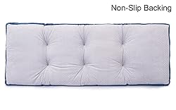 JAMPAYANG Bench Cushion, Non-Slip Tufted Bench
