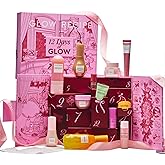Glow Recipe 12 Days of Glow Advent Calendar - Limited-Edition Skincare Gift Set with Full-Size, Travel-Size & Mini Favorites for Hydration, Radiance & Barrier Support