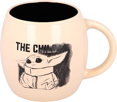 TAZA CERAMICA GLOBE 380 ML EN CAJA REGALO THE CHILD MANDALORIAN