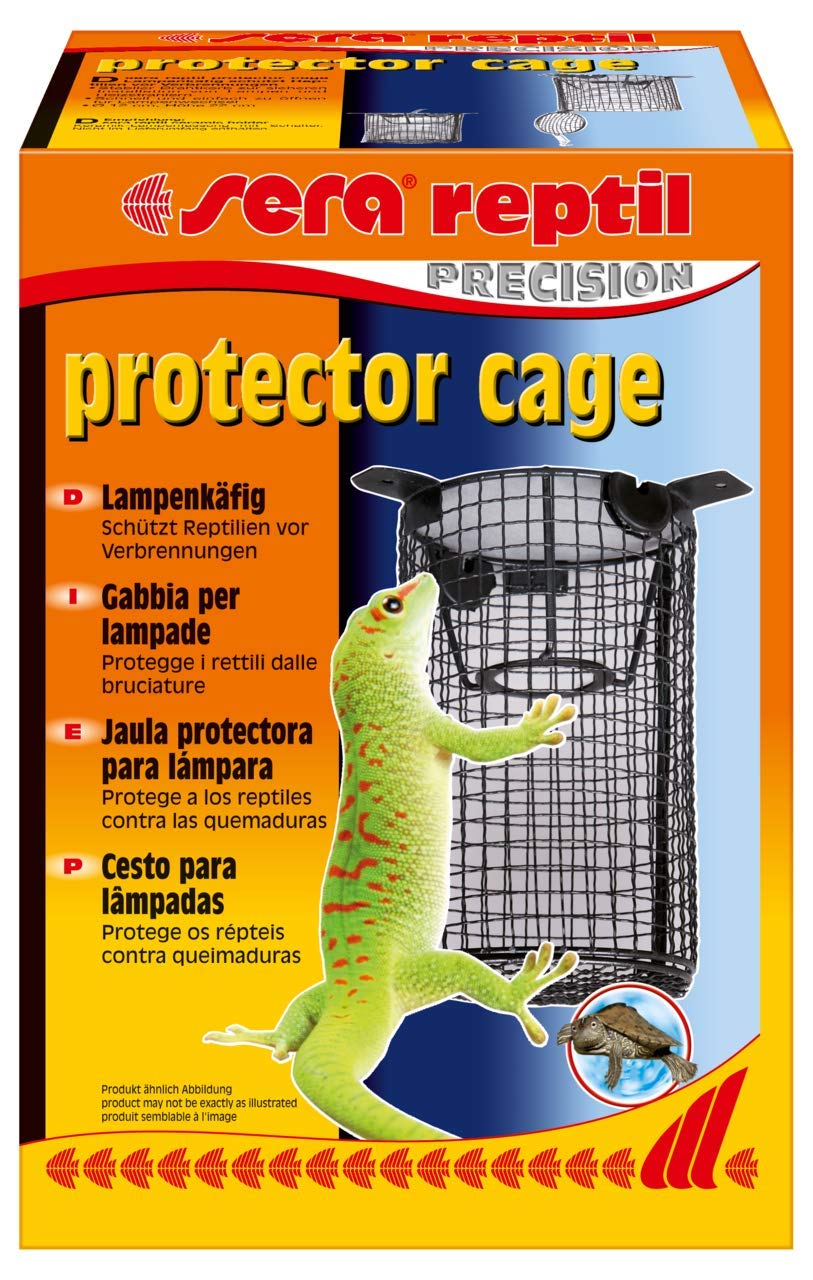 Sera Reptile Protector Cage for Terrarium, Black, Glass, Terrarium cage, Reptile, 12x12x22 cm