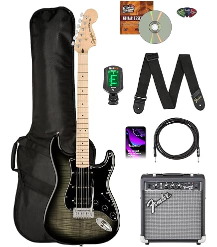 Amazon.com: Fender Squier Affinity Stratocaster HSS Pack