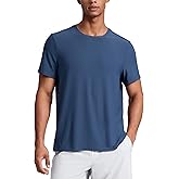CRZ YOGA Cloudweight Crewneck Shirts for Men - Comfy Lightweight Workout Casual Athletic Short Sleeve T-Shirts