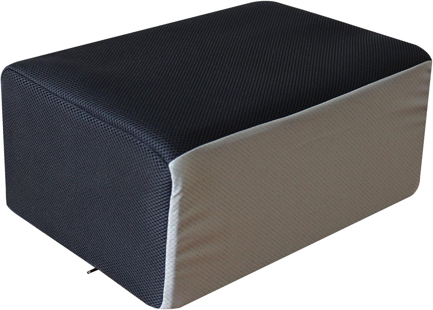 InteVision Extra Large Foot Rest - Foam Cushion with Non-Slip Nylon Cover (17.5" x 12" x 8") – Designed to Support Your Legs: Health & Personal Care