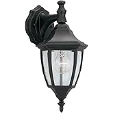 Designers Fountain Waterbury Outdoor Light Fixture, 14.25 Inch Exterior Wall Lantern Sconce for Front Door, Patio and Porch, 