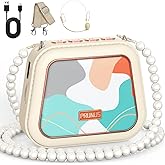 Voice Amplifier for Teacher,Portable Wired Voice Amplifier with Microphone Headset and Speaker,Rechargeable Mini Voice Amplifier for Classroom,Speech,Training,Tour Guide (Beige)