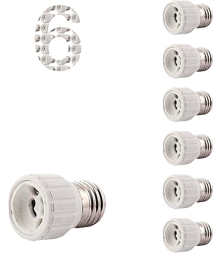 Unique Bargains 2pcs G9 To GU10 Extender Adapter Converter Lamp Bulb Socket Holder White - View #9