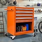 HFYee Metal Tool Chest with Wheels - 4 Drawer
