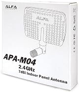 ALFA Network APA-M04 2.4GHz 7 dBi High Gain Directional Indoor Panel Antenna view 5