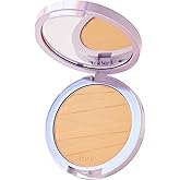 tarte face tape pressed powder – Medium-Coverage Waterproof Powder with Hyaluronic Acid, Snow Mushroom & Peptides to Smooth & Set Makeup, Lightweight, Vegan & Cruelty Free
