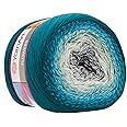 Yarn Art YarnArt Flowers Yarn 55% Cotton 45% Acrylic 250gr 1094yds Multicolor Cotton Yarn Rainbow Crochet Yarn Spring Summer - 1 Fine Sport Skein (289)