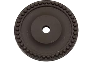 R.K. International BP 7822 RB Rki - Oil Rubbed Bronze Beaded Single Hole Backplate