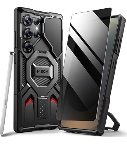 TONGATE Capa magnética para Samsung Galaxy S25 Ultra com suporte