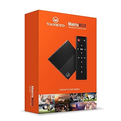 VANKYO MatrixBox X95 Max 4K Android 9.0 TV Box, Ultra HD 4GB RAM 32GB ROM TV Streaming Player w/Amlogic S905X2 64 Bits Quad Core Processor, H.265/2.4G/5GHz WiFi/USB3.0/BT4.2 Supported