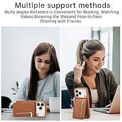 Jcxtrombulous Crossbody Wallet Case for iPhone 17