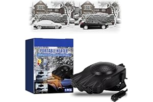 ZONMTREO Car Heater,12V-150W Car Heaters For Vehicle,2 in1 Fast Heating and Quickly Defrost Defogger,Portable Heater For Car,Warm Breeze Windshield Wizard,Fast Heating Windshield Car Defroster & Defogging.