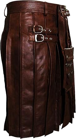 leather utility kilt