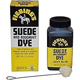 Fiebing's Suede Dye - Recolor, Brighten and Restore Suede and Rough-Out Leather - Navy Blue