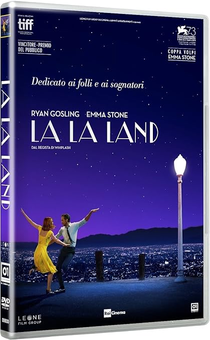 La la land [Italia] [DVD]: Amazon.es: Ryan Gosling, Emma Stone, Jonathan Kimble Simmons, Finn Wittrock, Sandra Rosko, Sonoya Mizuno, John Legend, Damien Chazelle, Ryan Gosling, Emma Stone: Cine y Series TV