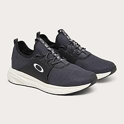 Oakley Men's Dry Sole Sneaker, Black/White, 12