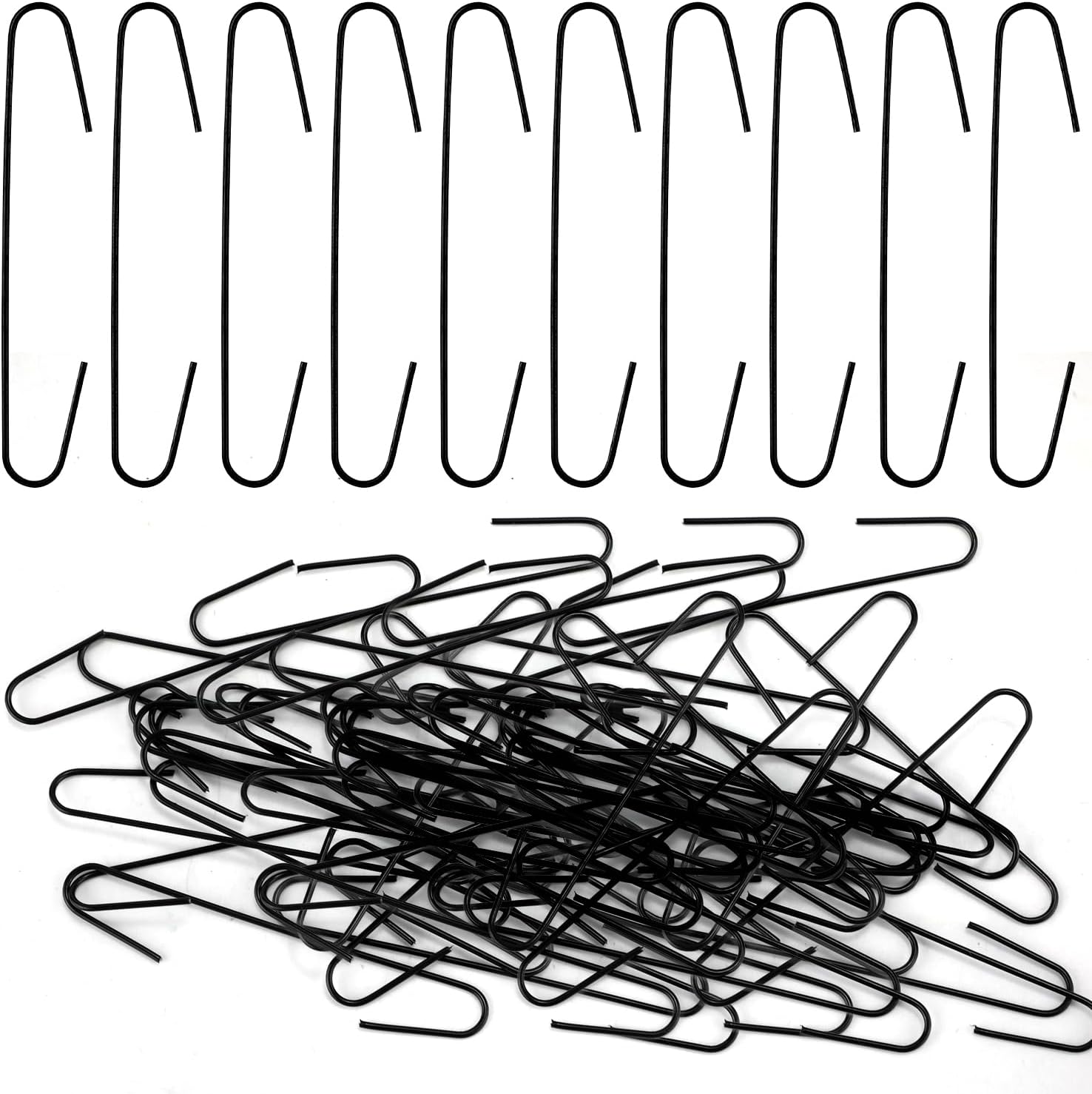 Ornament Hooks - XIHIRCD 120pcsΒ Christmas OrnamentΒ Hooks,Β 0.5x2.5 InchΒ Bendable Ornament Hangers Hooks Metal Hooks Christmas Tree Hangers Hooks for Christmas Decoration (Gold)