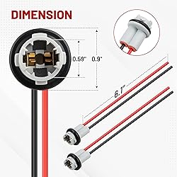 RED WOLF T15 912 921 Bulb Socket W16W Harness