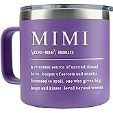 WECACYD Mimi Gifts - 14Oz Mimi Coffee Mug - Mother Day Gift -Mimi's Birthday Gifts - Gift for Mimi's from Granddaughter, Grandson, Grandkids for Birthday, Mothers Day, Christmas
