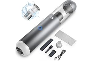 MINTHOUZ Car Vacuum Portable Cordless 17000Pa - 120W Handheld Vacuum Rechargeable with Blower, Ultra Lightweight Mini Vacuum Cleaner with 2 Filters for Car Home Pet Office Keyboard