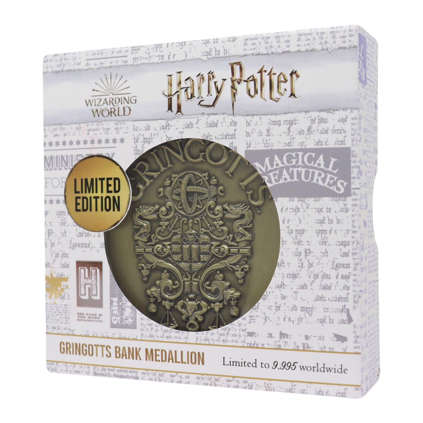 Harry Potter Limited Edition Gringotts Bank Medallion — image 1