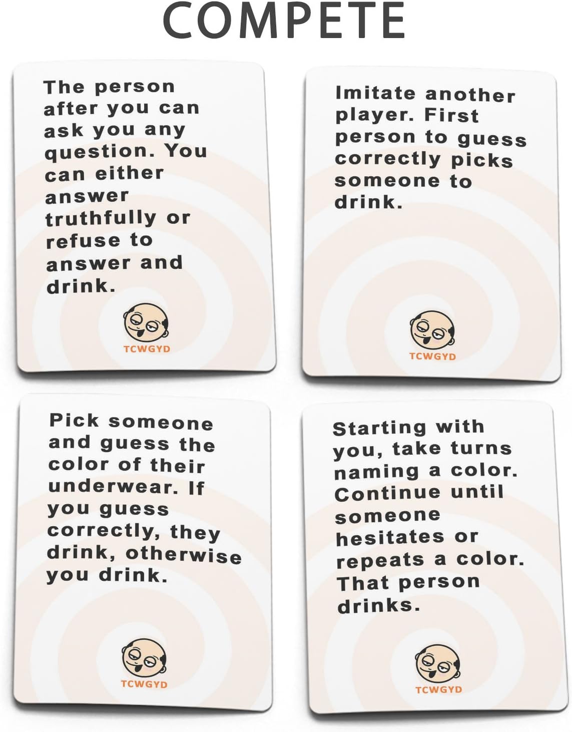 These Cards Will Get You Drunk - Fun Adult Drinking Game for Parties: Toys & Games