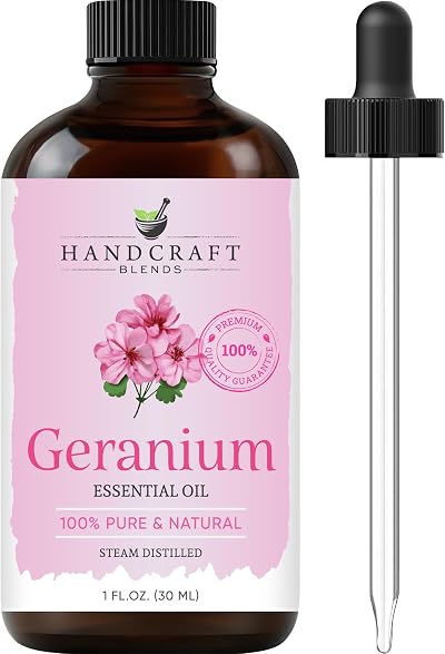 Handcraft Blends Geranium Essential Oil 100% Pure 30 ml Premium Grade