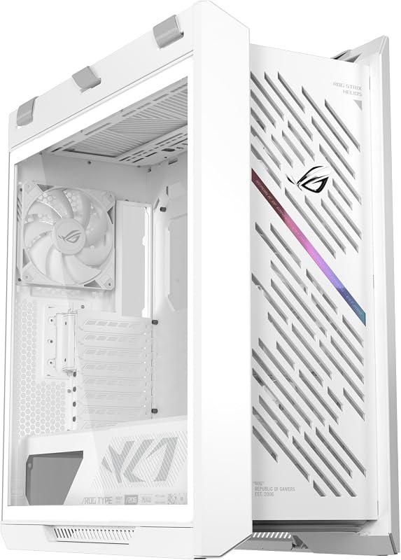 ROG Strix Helios II EATX Mid-Tower White Gaming PC Gehäuse | Weiß