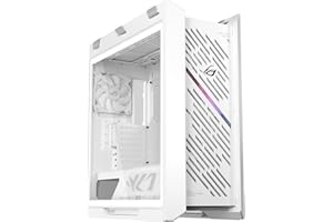 ASUS ROG Strix Helios II White Edition EATX mid-Tower Gaming PC case, with Dual Tempered Glass Side Panels, Support for GPUs 